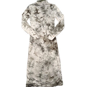 Lovers and Friends Ivanna Midi Dress Womens Medium Green White Tie Dye Mock Neck